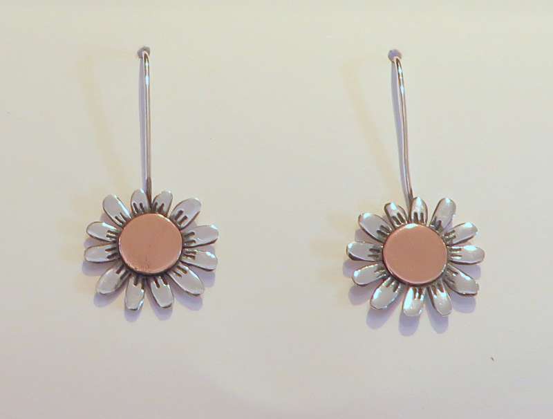 Daisy Long Drop Earrings